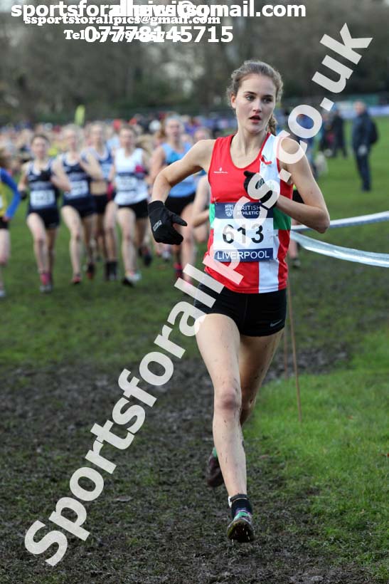 Womens under-17s and IAAF Junior Womens 2017 British Athletics Liverpool Cross Challenge, Sefton Park, Liverpool. Photo:  David T. Hewitson/Sports for All Pics